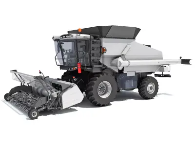 3D Harvester combine 3D model