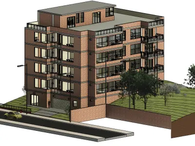 M40 Building - High-Quality Architectural Model Free 3D model