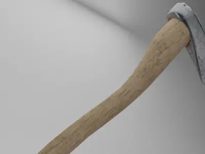 Lumberjack Axe Low-poly Low-poly 3D model