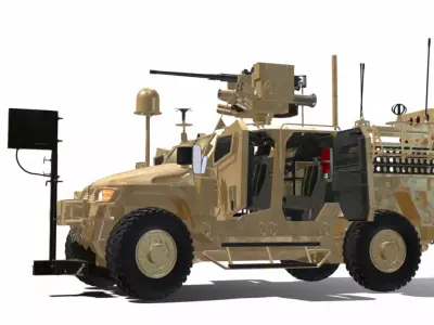 MXT MV 4X4 Low-poly 3D model