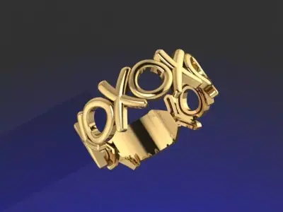 minimal ring 10 3D model