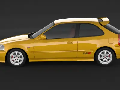 Honda Civic Type R 3D model purchase