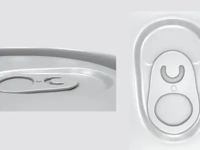 3D Can 3D model