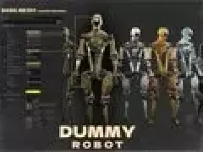DUMMY robot FULL COLLECTION Low-poly 3D model