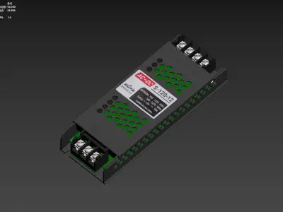 switch power supply 3D model