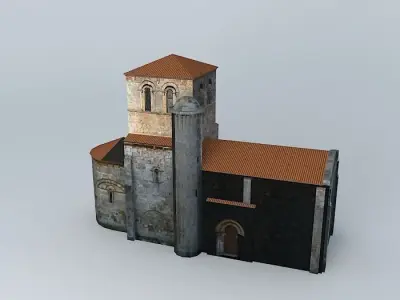 Chapel Our Lady of the Valley Free 3D model