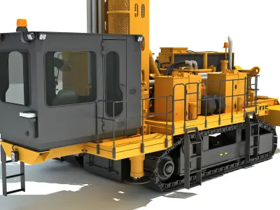 Drilling Rig 3D model purchase