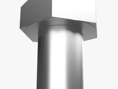 Bolt And Nut Free 3D model