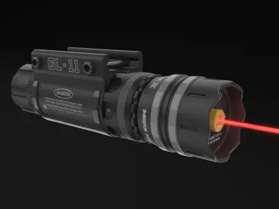Tactical Laser Sight Type GL-11 3D model