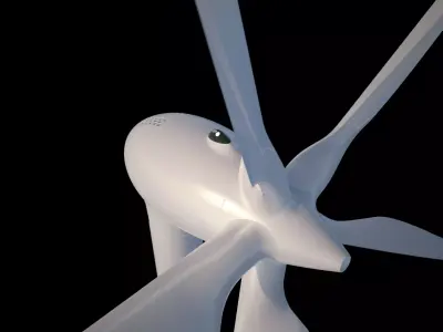 wind turbine Free 3D model buy