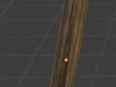 War mace Free low-poly 3D model