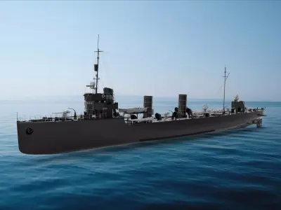 G101-class torpedo boat 3D model