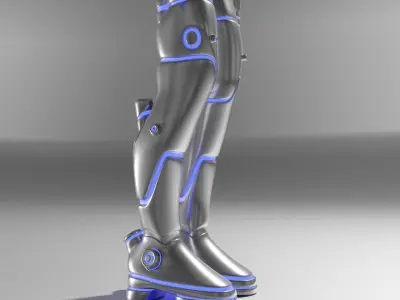 Futuristic Robot Free 3D model