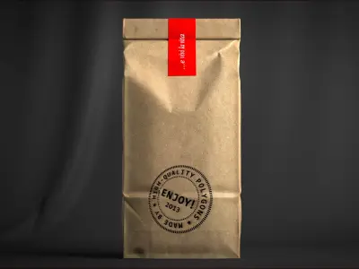 Coffee Packaging Type B 3D model