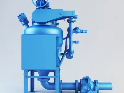 Densphase GA pump Low-poly 3D model
