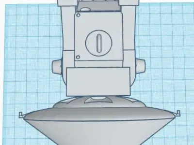 AN SPN 46 Radar Aircraft Approach Radar 3D print model