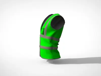 Worker Vest 3D model