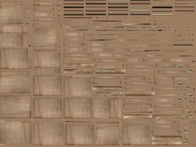 Maisons du monde ANTOINE range-courier Free low-poly 3D model