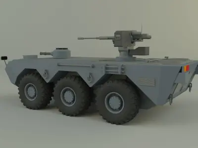 Armored vehicle 3D model purchase