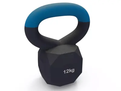 Kettlebell weight lowpoly VR Low-poly 3D model