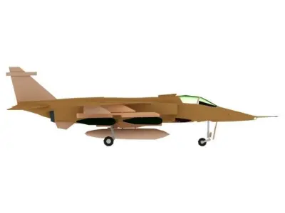 Plane Bajaguar Free 3D model