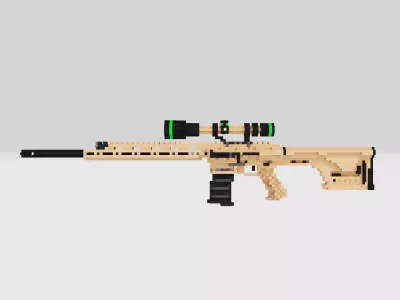 REMINGTON R11 RSASS voxel 3D model