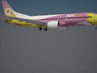 Nok Air Boeing 737 max 8 3D model