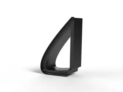 Side Mirror Extension for Pickup Truck 70mm Functional Part 3D print model