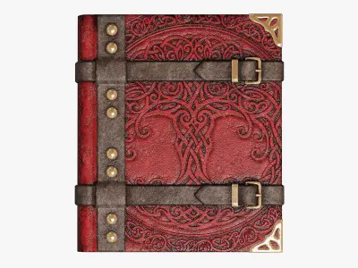 Sacred Tree Book 3D model