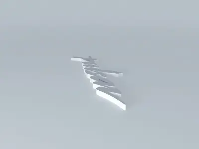 Press silver logo Free 3D model