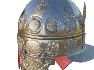 Medieval Helmet 3D model 3