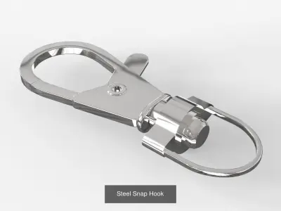 Carabiner and Hook 3D Model Pack