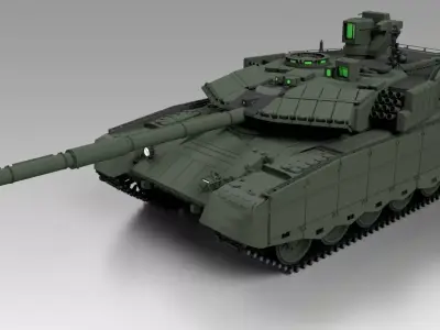Tank T90M 3D model