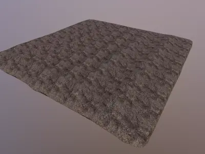 Field Soil  Free low-poly 3D model