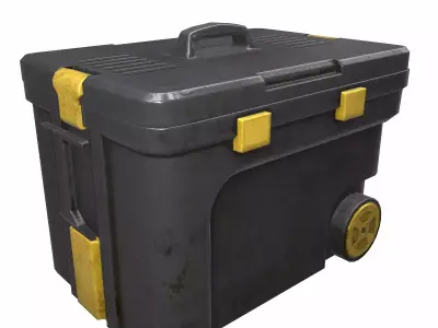 Toolbox Low Poly Low-poly 3D model