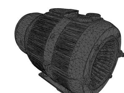Futuristic SciFi Engine Power Unit 3D model