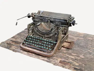 Vintage Typewriter 3d scan 3D model