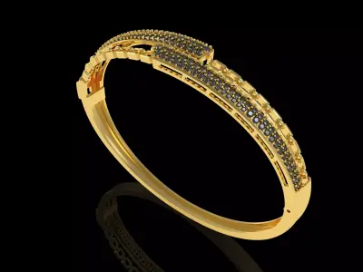 Art Deco Bracelet 28 3D print model