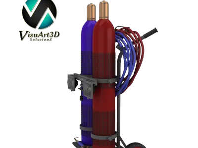 welding setup 3D model