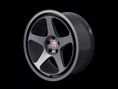 HRE 305 GT Low-poly 3D model
