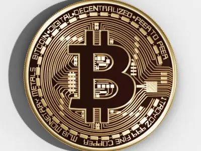 BITCOIN HIGH DETAILED MODEL 3D model