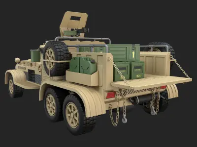 Desert Runner Concept 3D model