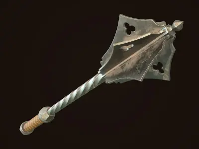 Mace 06 Low-poly 3D model