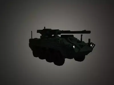 Stryker vehicle 3D model