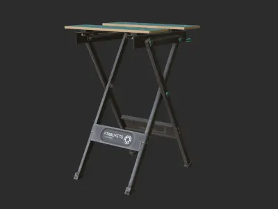 Portable Workbench Low-poly 3D model