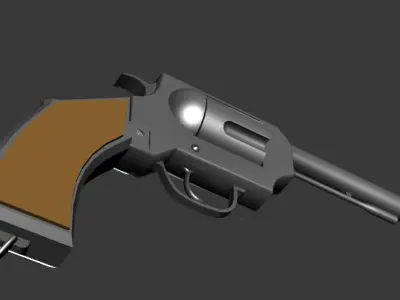 Generic Revolver Free 3D model