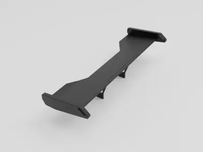 spoiler black serier 3D model