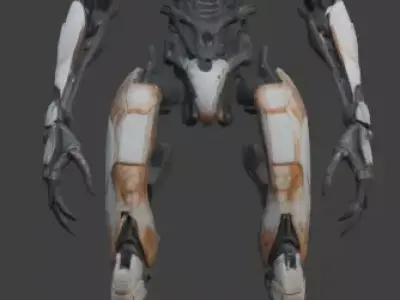 Aesthetic Royal Alien King 3D Model Low-poly 3D model buy