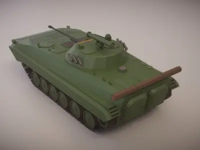 Simple BMP-2 IFV Low-poly 3D model
