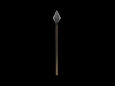 Spear Low-poly 3D model